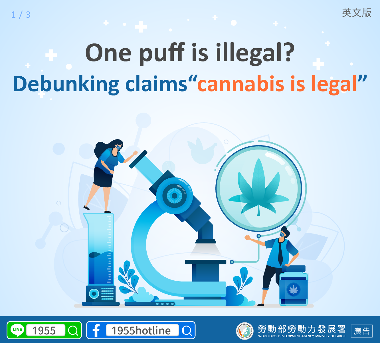 One puff is illegal? Debunking claims“cannabis is legal”-宣導品-宣導專區-外國人勞動 ...
